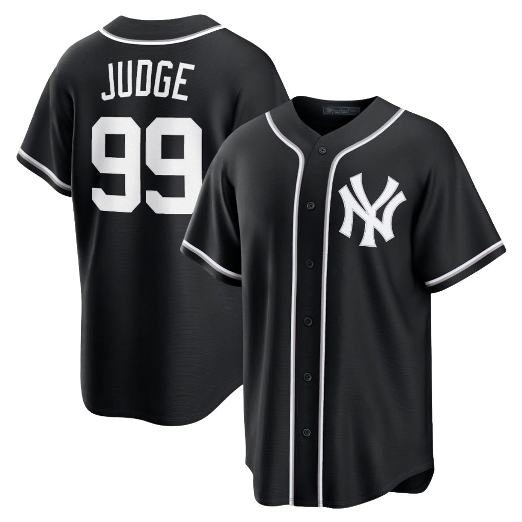 NY.Yankees #99 Aaron Judge Player Black Out Game Fdoa Stitched Jerseys