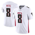 A.Falcons #8 Kyle Pitts Sr. Player White Vapor Untouchable Limited Home Game Gdoa Stitched Jerseys