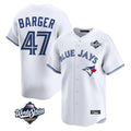 T.Blue Jays #47 Addison Barger Player White 2025 World Series Limited Fdoa Stitched Jerseys