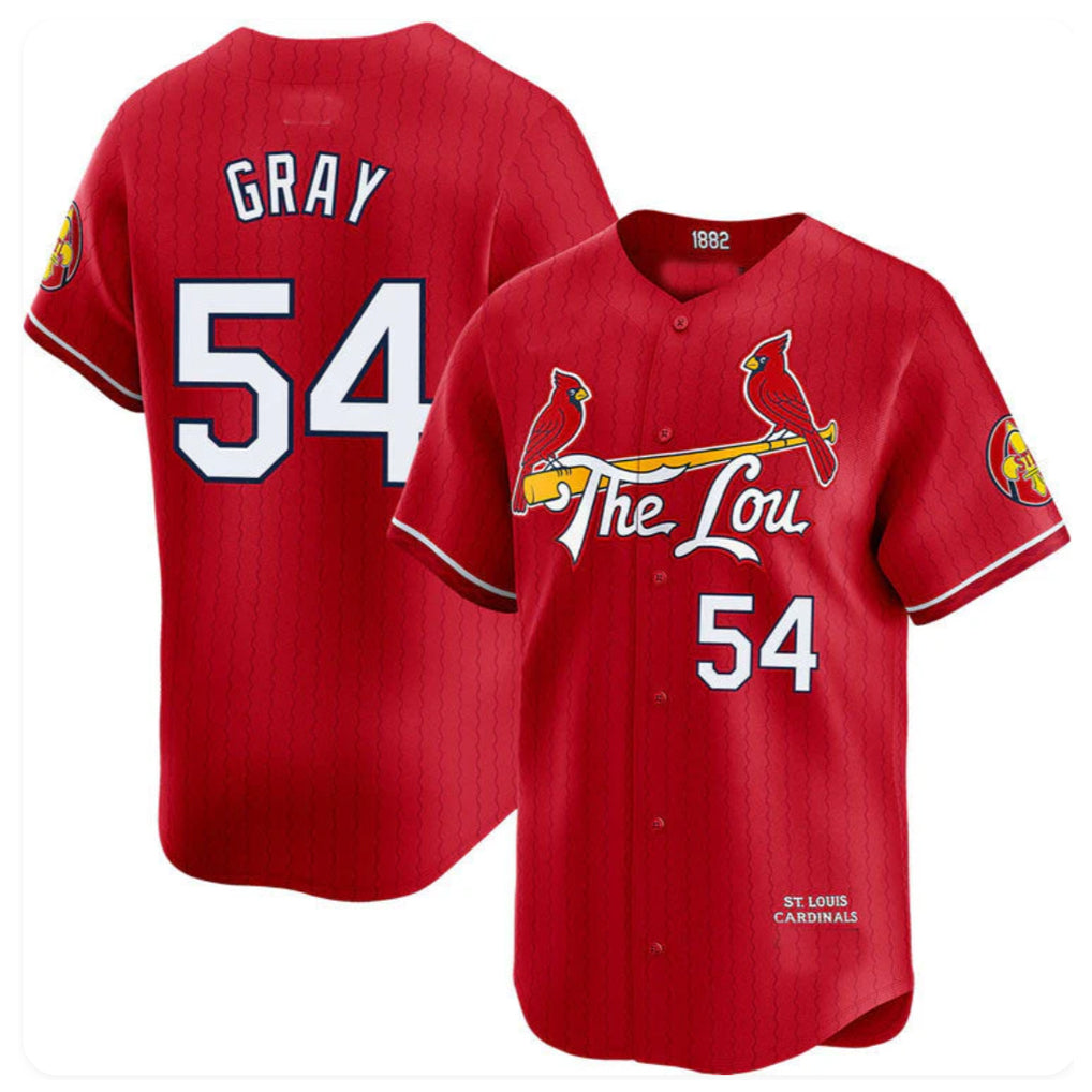St. Louis Cardinals #54 Sonny Gray Player Red City Connect Limited Fdoa Stitched Jerseys
