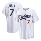 LA.Dodgers #7 Blake Snell Player Gold White 2026 Collection Stadium Limited Fdoa Stitched Jerseys