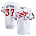 M.Twins #37 Victor Caratini Player White Home Limited Fdoa Stitched Jerseys