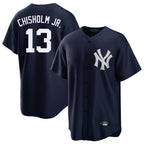 NY.Yankees #13 Jazz Chisholm Jr Player Navy Game Fdoa Stitched Jerseys