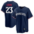 M.Twins #23 Royce Lewis Player Navy Replica Alternate Home Fdoa Stitched Jerseys