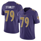 B.Ravens #79 Ronnie Stanley Player Purple Color Rush Vapor Untouchable Limited Home Game Gdoa Stitched Jerseys