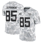 J.Jaguars #85 Brenton Strange Player Arctic Camo Salute To Service Limited Game Gdoa Stitched Jerseys