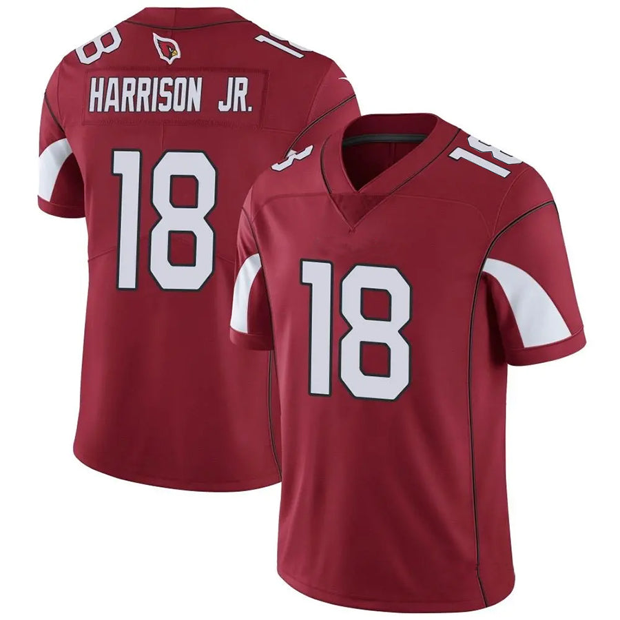 A.Cardinals #18 Marvin Harrison Jr. Player Red Limited Vapor Untouchable Gdoa Stitched Jerseys
