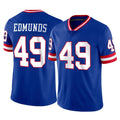 NY.Giants #49 Tremaine Edmunds Player Royal Classic Vapor Home Game Gdoa Stitched Jerseys