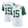 NY.Jets #15 Adonai Mitchell Player White Classic Home Game Gdoa Stitched Jerseys