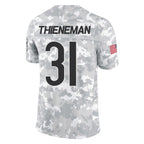 C.Bears #31 Dillon Thieneman Player Arctic Camo Salute to Service Limited Gdoa Stitched Jerseys