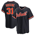 D.Tigers #31 Riley Greene Player Navy Home Game Gdoa Stitched Jerseys