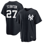 NY.Yankees #27 Giancarlo Stanton Player Navy Game Fdoa Stitched Jerseys