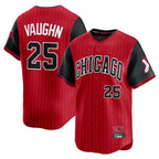 C.White Sox #25 Andrew Vaughn Player Red City Connect Limited Home Gdoa Stitched Jerseys