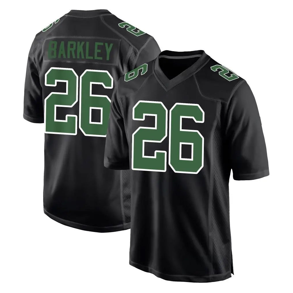 P.Eagles #26 Saquon Barkley Player Carbon Green Fashion Home Game Gdoa Stitched Jerseys
