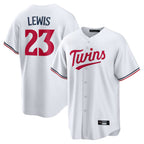 M.Twins #23 Royce Lewis Player White Home Game Fdoa Stitched Jerseys