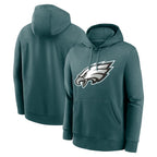 P.Eagles ## Eagles Blank Player Midnight Green Performance Pullover Hoodies Home Game Gdoa Stitched Jerseys