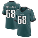 P.Eagles #68 Jordan Mailata Player Green Home Game Gdoa Stitched Jerseys