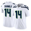 S.Seahawks #14 Sam Darnold Player White Limited Vapor F.U.S.E. Home Game Gdoa Stitched Jerseys