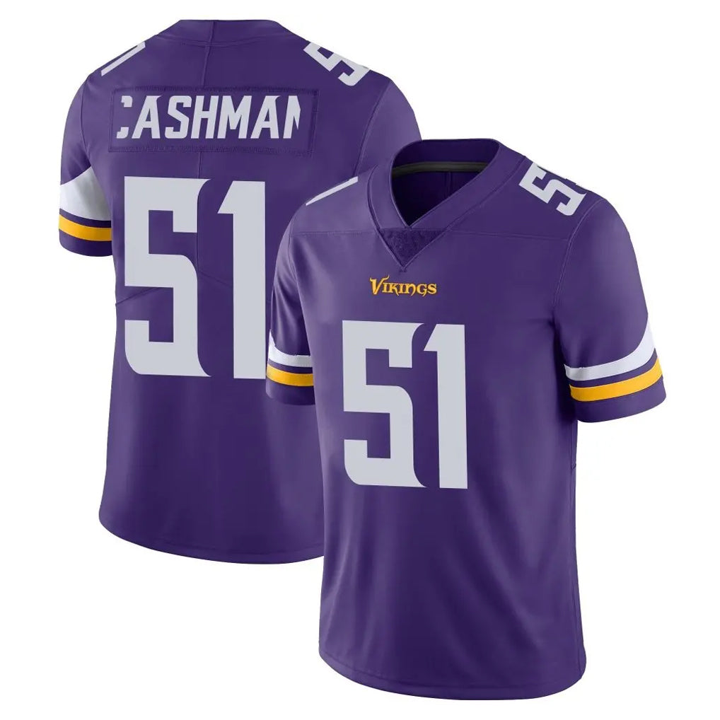 M.Vikings #51 Blake Cashman Player Purple Limited Vapor Untouchable Home Game Gdoa Stitched Jerseys