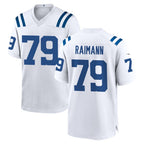 IN.Colts #79 Bernhard Raimann Player White Home Game Gdoa Stitched Jerseys