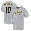 P.Pirates #10 Bryan Reynolds Player Gray Road Home Game Fdoa Stitched Jerseys