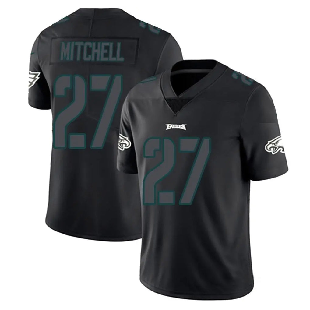 P.Eagles #27 Quinyon Mitchell Player Limited Black Impact Home Game Gdoa Stitched Jerseys