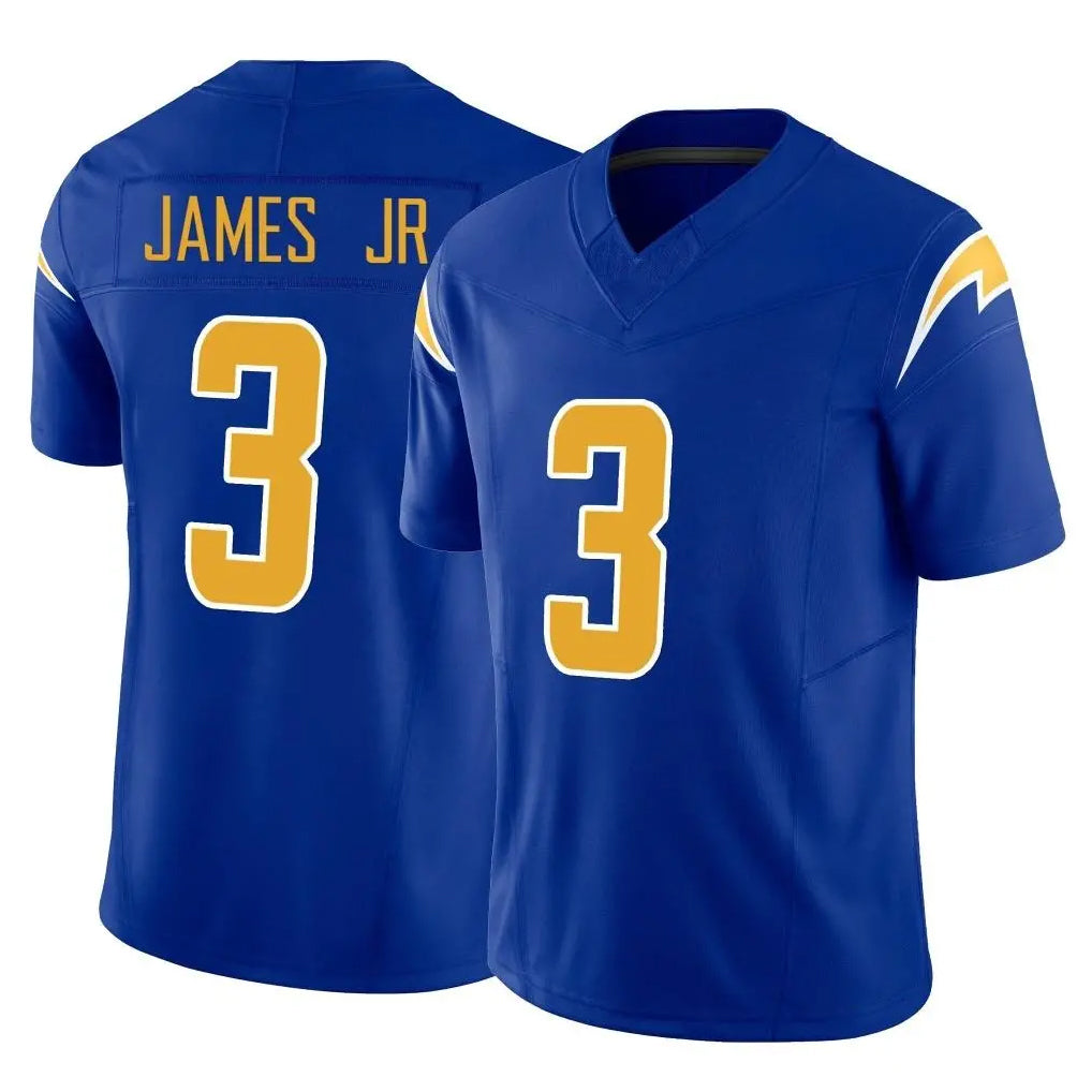 LA.Chargers #3 Derwin James Jr. Player Royal Limited Vapor F.U.S.E. Home Game Gdoa Stitched Jerseys