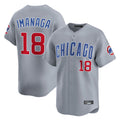 C.Cubs #18 Shota Imanaga Player Gray Road Limited Home Gdoa Stitched Jerseys