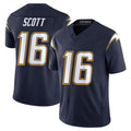 LA.Chargers #16 J.K. Scott Player Navy Vapor F.U.S.E. Limited Home Game Gdoa Stitched Jerseys