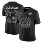 LA.Rams #29 Eric Dickerson Player Black Limited 2026 Salute to Service Home Game Gdoa Stitched Jerseys