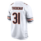C.Bears #31 Dillon Thieneman Player White Home Game Gdoa Stitched Jerseys