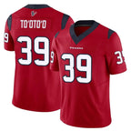 H.Texans #39 Henry To'oTo'o Player Red Limited Vapor F.U.S.E. Home Game Gdoa Stitched Jerseys