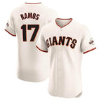 SF.Giants #17 Heliot Ramos Player Cream Home Limited Elite Fdoa Stitched Jerseys