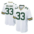 GB.Packers #33 Evan Williams Player White Home Game Gdoa Stitched Jerseys