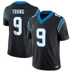 C.Panthers #9 Bryce Young Player Black Vapor F.U.S.E. Limited Home Game Gdoa Stitched Jerseys