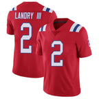 NE.Patriots #2 Harold Landry III Player Red Vapor Untouchable Home Game Gdoa Stitched Jerseys