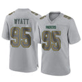 GB.Packers #95 Devonte Wyatt Player Gray Atmosphere Fashion Home Game Gdoa Stitched Jerseys
