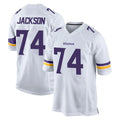 MN.Vikings #74 Donovan Jackson Player White Home Game Gdoa Stitched Jerseys