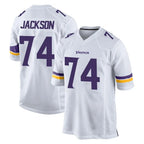MN.Vikings #74 Donovan Jackson Player White Home Game Gdoa Stitched Jerseys