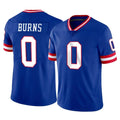 NY.Giants #0 Brian Burns Player Royal Classic Vapor Home Game Gdoa Stitched Jerseys