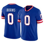 NY.Giants #0 Brian Burns Player Royal Classic Vapor Home Game Gdoa Stitched Jerseys