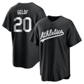 Athletics #20 Zack Gelof Player Black Fashion Home Game Gdoa Stitched Jerseys