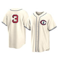 C.Cubs #3 Alex Bregman Player Cream Field of Dreams Home Game Gdoa Stitched Jerseys