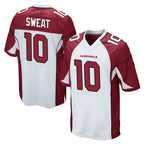A.Cardinals #10 Josh Sweat Player White Cardinal Home Game Gdoa Stitched Jerseys