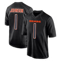 C.Bears #1 Jaylon Johnson Player Carbon Black Fashion Game Gdoa Stitched Jerseys