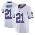 NY.Giants #21 Paulson Adebo Player White Color Rush Home Game Gdoa Stitched Jerseys