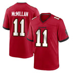 TB.Buccaneers #11 Jalen McMillan Player Red Home Game Gdoa Stitched Jerseys