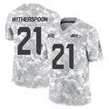 S.Seahawks #21 Devon Witherspoon Player Arctic Camo Limited Salute To Service Home Game Gdoa Stitched Jerseys