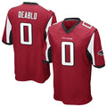 A.Falcons #0 Divine Deablo Player Red Color Vapor Home Game Gdoa Stitched Jerseys