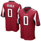 A.Falcons #0 Divine Deablo Player Red Color Vapor Home Game Gdoa Stitched Jerseys